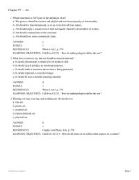 Chapter 15&nbsp;The anthropological definition of art