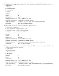 Chapter 4 The principal responsibilities of the audit committee are to