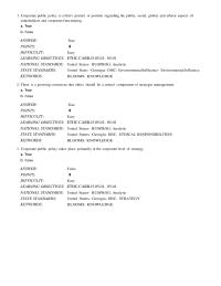 Chapter 5 The public affairs function is an increasing component of the
