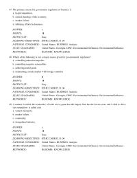 Chapter 11 The primary purpose of deregulation is to