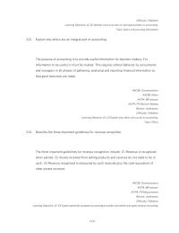 Accounting Chapter 1 The Characteristics Below Apply Least One