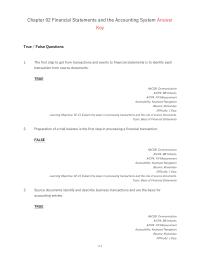 Accounting Chapter 2 Accounting Process Get From Transactions