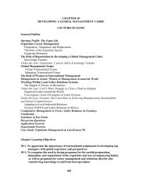 Chapter 10 Homework Europe Which Cut Across Industries And General