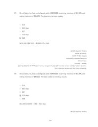 Accounting Chapter 5 Direct Sales Inc Had Cost Goods
