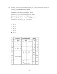 Accounting Chapter 5 Given The Following Information Determine The