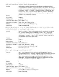 Chapter 13 What are the commonly used distribution channels&nbsp;