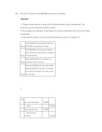 Accounting Chapter 7 Prepare Journal Entries Record The Following Selected