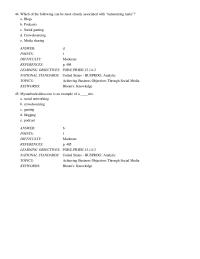 Chapter 14 Which of the following can be most closely associated