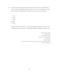 Accounting Chapter 8 5 Company Purchased Tract Land For Its