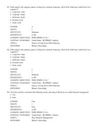 Chapter 16 With regard to the ongoing expense of long-term