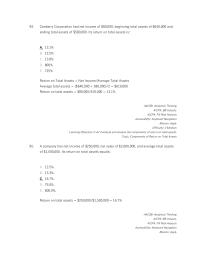 Accounting Appendix C Canberry Corporation Had Net Income 80000