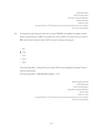 Accounting Chapter 11 Company Has Earnings Per Share Net