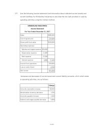 Accounting Chapter 12 Use The Following Company Information Calculate