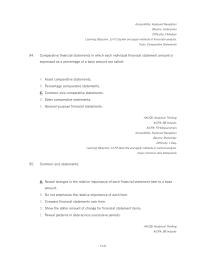Accounting Chapter 13 Comparative Financial Statements Which Each Individual