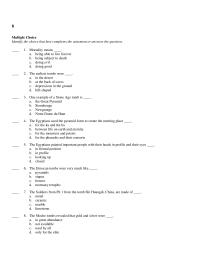 Chapter 8 Describe The Significance And Rituals Associated With
