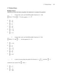 Chapter 3 How fast is the radius of the balloon increasing