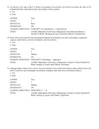 Chapter 8 Some of the costs incurred by firms pursuing international