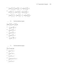 Chapter 8 Find The Definite Integral Using The Integration