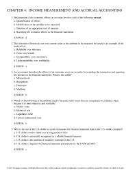 Chapter 4 Assets Increase And Liabilities Increase b Assets Increase