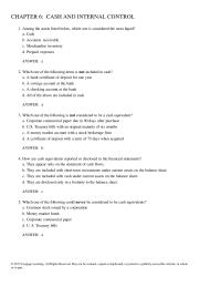 Chapter 6 Which one of the following is not a cash equivalent