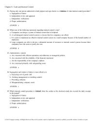 Chapter 6 Having only one person authorized to both prepare and sign