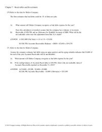 Chapter 7 The firm estimates that bad debts could be 1% of their&nbsp;