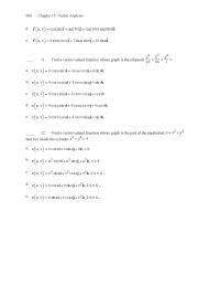 Chapter 15 Evaluate Evaluate Where Where First Octant