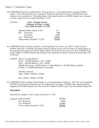 Chapter 11 Year Preferred Dividends Common Dividends 2013 2014