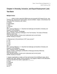 Human Resources Chapter 4 One Defense Show That There Was Nondiscriminatory