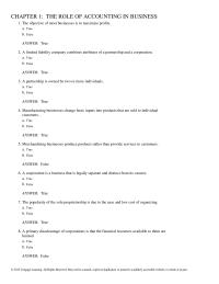 Accounting Chapter 1 The Role Accounting Business 46 The Purchase Factory