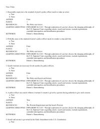 Chapter 13 Warrant Requirement And The Search Warrant learning Objectives