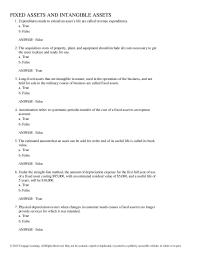 Accounting Chapter 7 The Assets Expected Useful Life d The Assets
