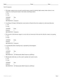 Electrical Engineering Chapter 8 Answer Points References Contactors Arcquenching Device Used