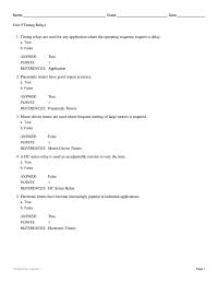 Electrical Engineering Chapter 9 Electronic Timers 8 Off delay Timers Must Have Power