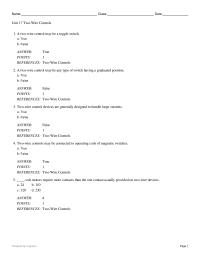 Electrical Engineering Chapter 17 Two wire Controls 7 Typical Control Voltages Are 120