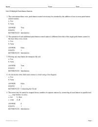 Electrical Engineering Chapter 20 Name Class Date Unit Multiple Pushbutton Stations