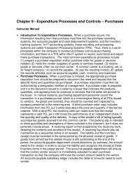 Chapter 9 Homework The Cash Disbursements Department Must Notified Can