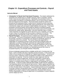 Chapter 10 Homework Fixed Assets Acquisitions Are Generally Initiated When