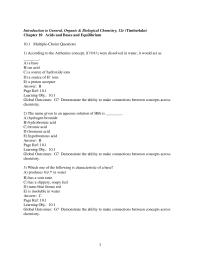 Chapter 10 A chemical reaction has reached equilibrium when