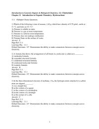 Chapter 11 What is the condensed structural formula for an alkane