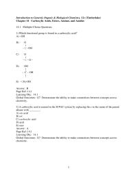 Chapter 14 Introduction General Organic Amp Biological Chemistry 12e