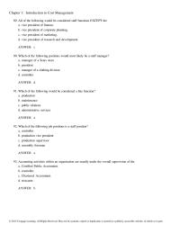 Chapter 1 Which of the following duties is usually assigned to the controller