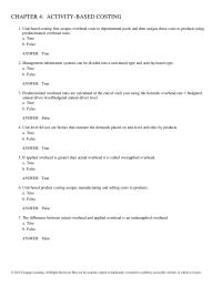Chapter 4 Supporting Calculations Actual Overhead Rate&nbsp;