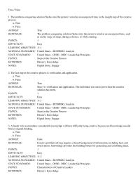 Chapter 11 Seeing opportunities is an important part of