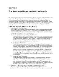 Management Chapter 01 Homework Like Most The Instruments The Text The