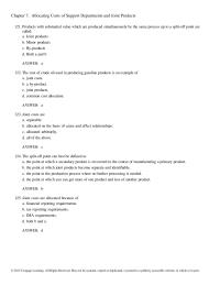 Chapter 7 Products with substantial value which are produced simultaneously