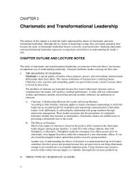 Management Chapter 03 Homework Students Who Scan Group Charisma Symptoms Might