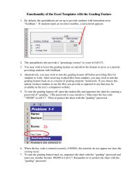Accounting Chapter 1 Homework You may wish to leave the grading feature on and allow
