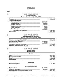 Accounting Chapter 1 Homework Ford Has The Next Highest Rate Return