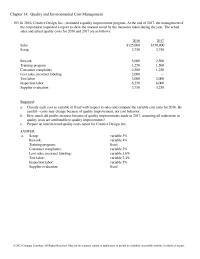 Chapter 14 Fertilizer Company produces a number of chemical products